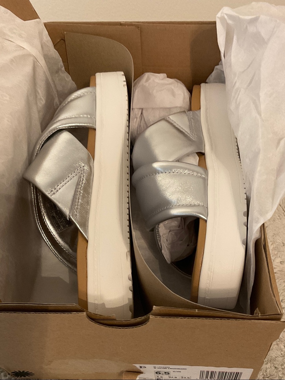 New Ugg Zayne crossband slides